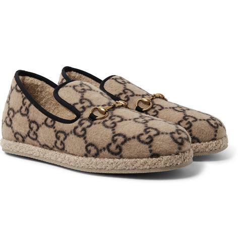 gucci wool loafers